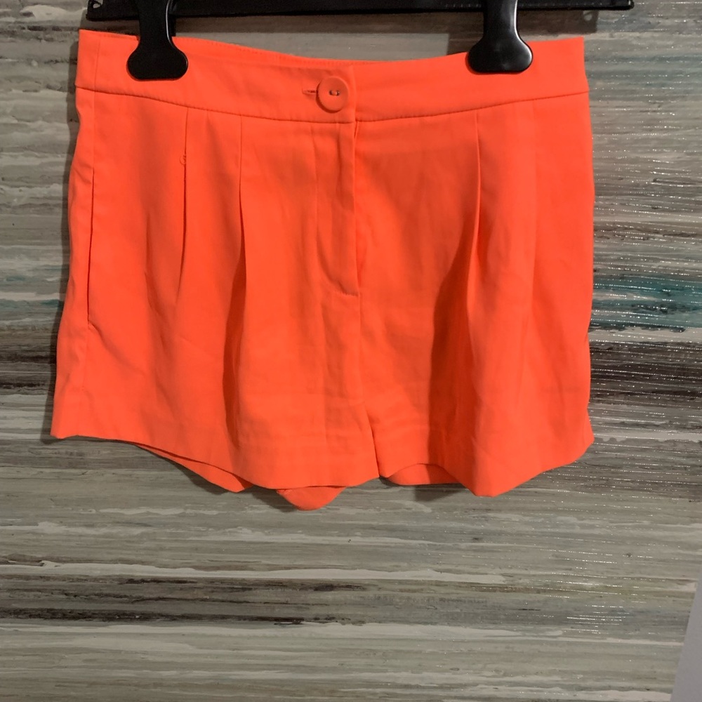 Forever 21 orange short shorts